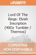 Lord Of The Rings: Elvish Inscription (40Oz Tumbler / Thermos) giochi