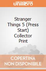 Stranger Things 5 (Press Start) Collector Print giochi