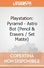 Playstation: Pyramid - Astro Bot (Pencil & Erasers / Set Matite) giochi