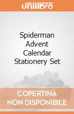 Spiderman Advent Calendar Stationery Set giochi