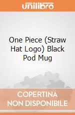 One Piece (Straw Hat Logo) Black Pod Mug giochi