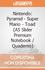 Nintendo: Pyramid - Super Mario - Toad (A5 Slider Premium Notebook / Quaderno) giochi