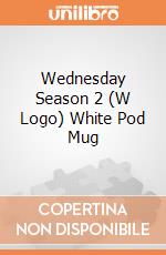 Wednesday Season 2 (W Logo) White Pod Mug giochi