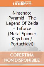 Nintendo: Pyramid - The Legend Of Zelda - Triforce (Metal Spinner Keychain / Portachiavi) giochi