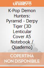K-Pop Demon Hunters: Pyramid - Derpy Tiger (3D Lenticular Cover A5 Notebook / Quaderno) giochi