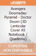 Avengers Doomsday: Pyramid - Doctor Doom (3D Lenticular Cover A5 Notebook / Quaderno) giochi