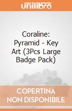 Coraline: Pyramid - Key Art (3Pcs Large Badge Pack) giochi