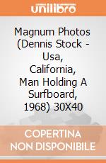 Magnum Photos (Dennis Stock - Usa, California, Man Holding A Surfboard, 1968) 30X40 giochi