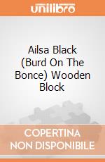 Ailsa Black (Burd On The Bonce) Wooden Block giochi