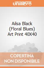 Ailsa Black (Floral Blues) Art Print 40X40 giochi