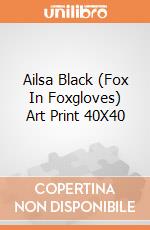 Ailsa Black (Fox In Foxgloves) Art Print 40X40 giochi