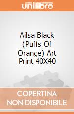 Ailsa Black (Puffs Of Orange) Art Print 40X40 giochi