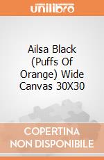 Ailsa Black (Puffs Of Orange) Wide Canvas 30X30 giochi