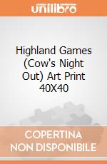 Highland Games (Cow's Night Out) Art Print 40X40 giochi