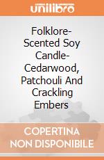 Folklore- Scented Soy Candle- Cedarwood, Patchouli And Crackling Embers giochi