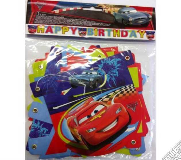 Cars 2 - Scritta Happy Birthday gioco di Como Giochi