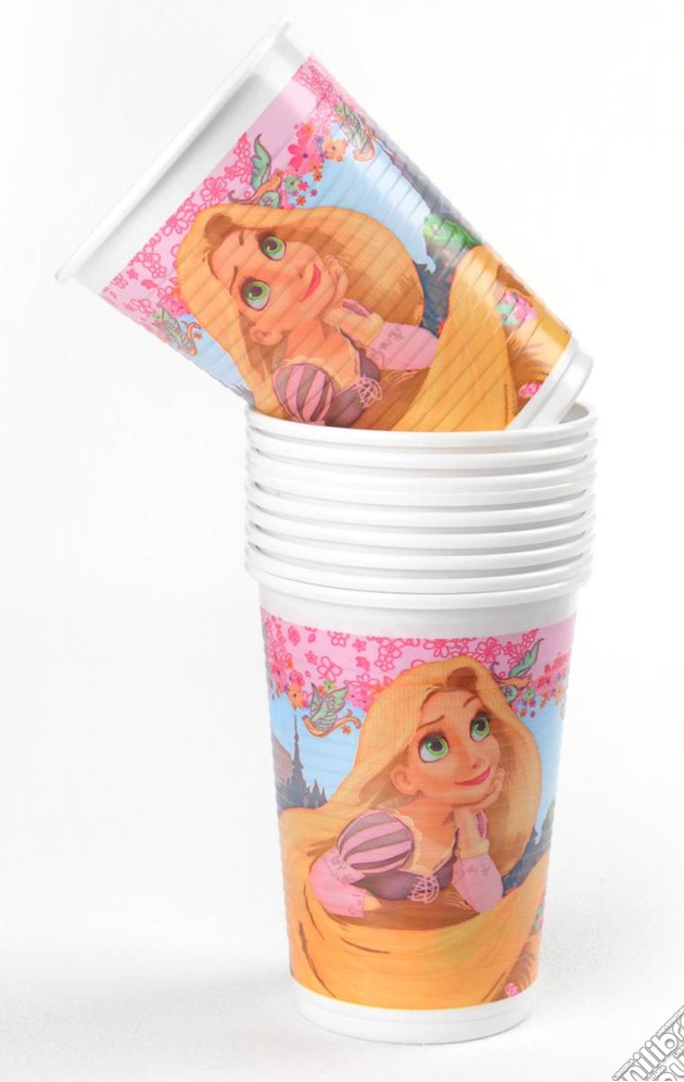 Rapunzel - 10 Bicchieri Di Plastica gioco di Como Giochi