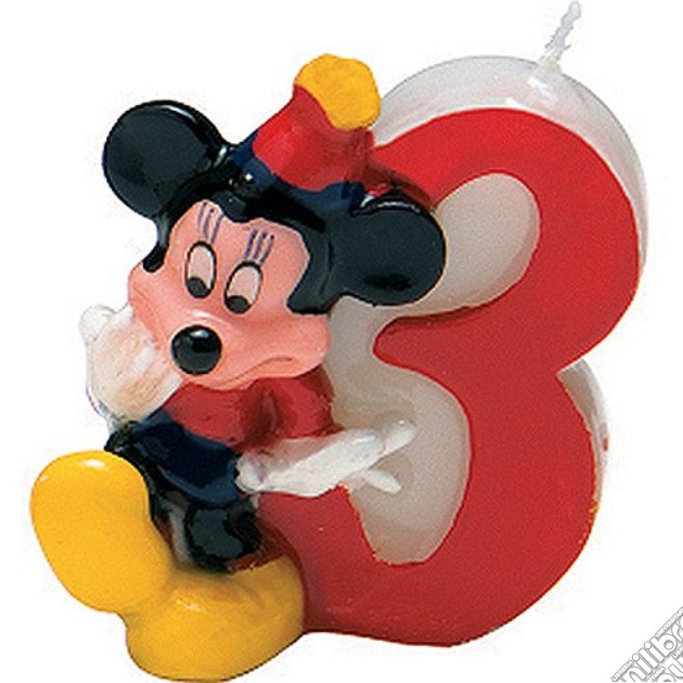 Mickey Party Time - Candelina Numerale N 3 gioco di Giocoplast