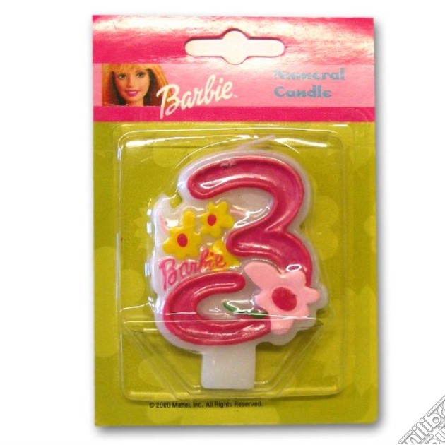 Barbie: Procos Party - Candelina Numero 3 gioco di Giocoplast