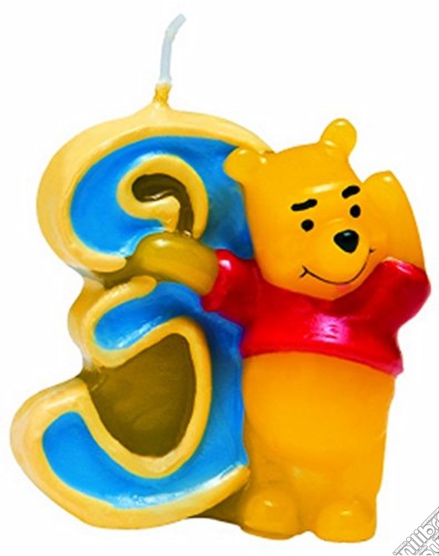 Winnie The Pooh - Candelina Numero 3 gioco di Giocoplast