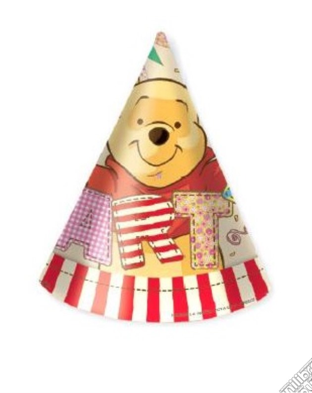 Winnie The Pooh - 6 Cappellini gioco di Como Giochi