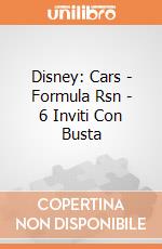 Disney: Cars - Formula Rsn - 6 Inviti Con Busta gioco di Giocoplast