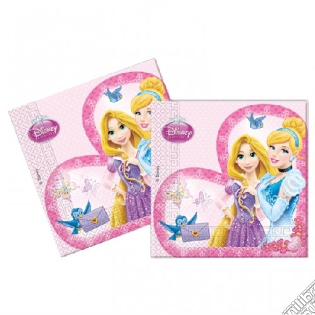 Principesse Disney - 20 Tovaglioli Carta 33 X 33 Cm. gioco di Como Giochi