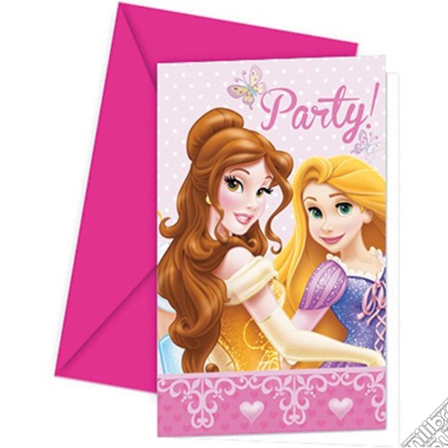 Principesse Disney - 6 Inviti Con Busta gioco di Como Giochi