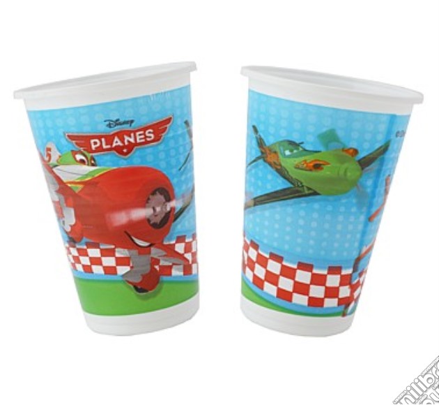 Planes - 8 Bicchieri Di Plastica gioco di Como Giochi