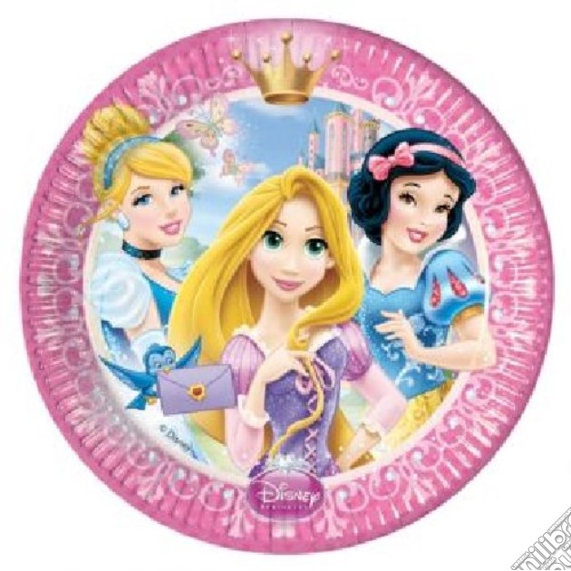 Disney: Principesse Disney - 8 Piatti 20 Cm gioco di Como Giochi
