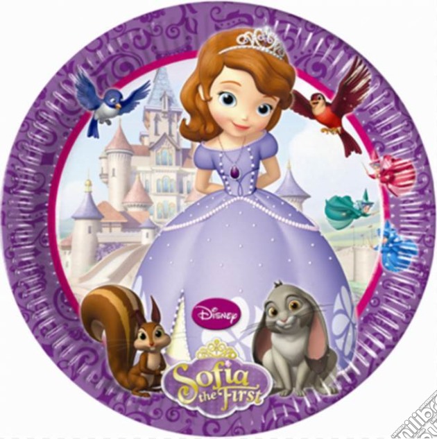 Sofia La Principessa - 8 Piatti 20 Cm gioco di Como Giochi