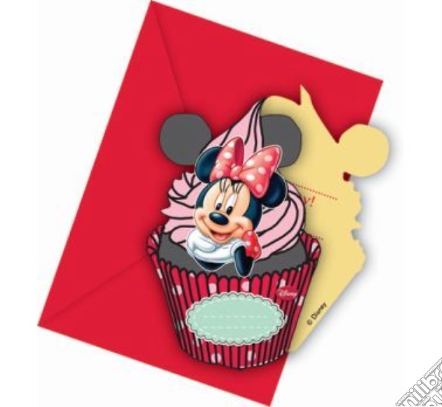 Disney: Minnie's Cafe' - 6 Inviti Con Busta gioco di Como Giochi