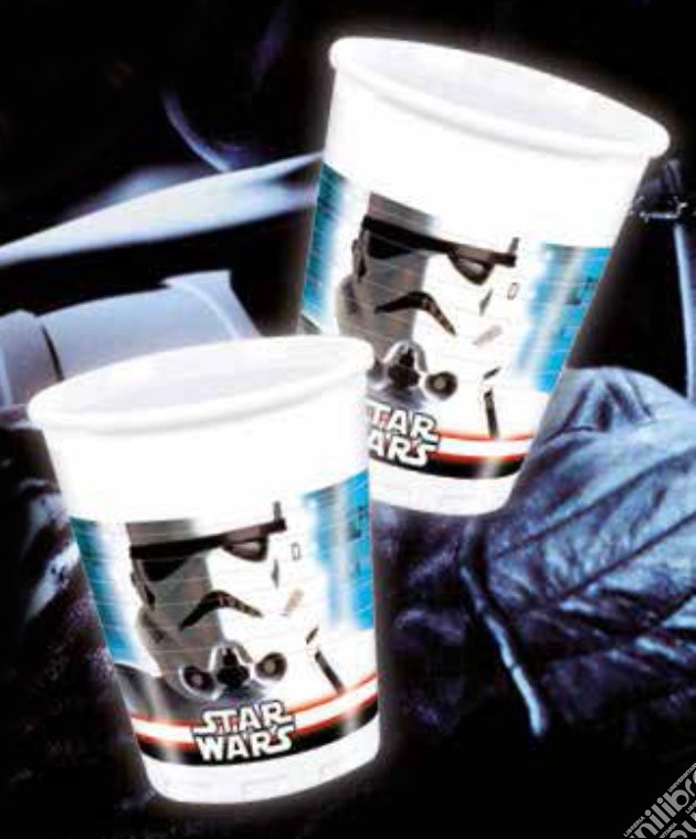 Star Wars: 8 Bicchieri Di Plastica gioco di Como Giochi
