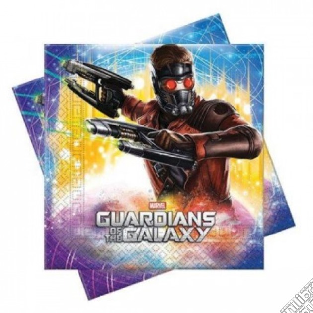 Marvel: Guardians Of The Galaxy - 20 Tovaglioli Di Carta gioco di Como Giochi