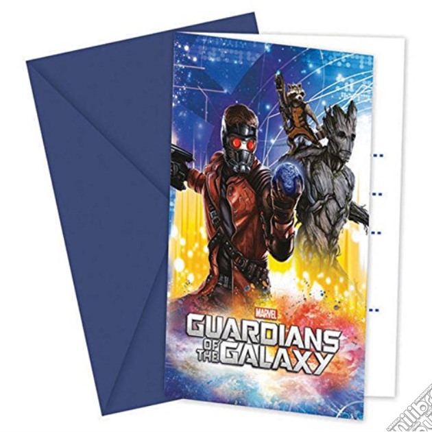 Guardians Of The Galaxy - 6 Inviti Con Busta gioco di Como Giochi
