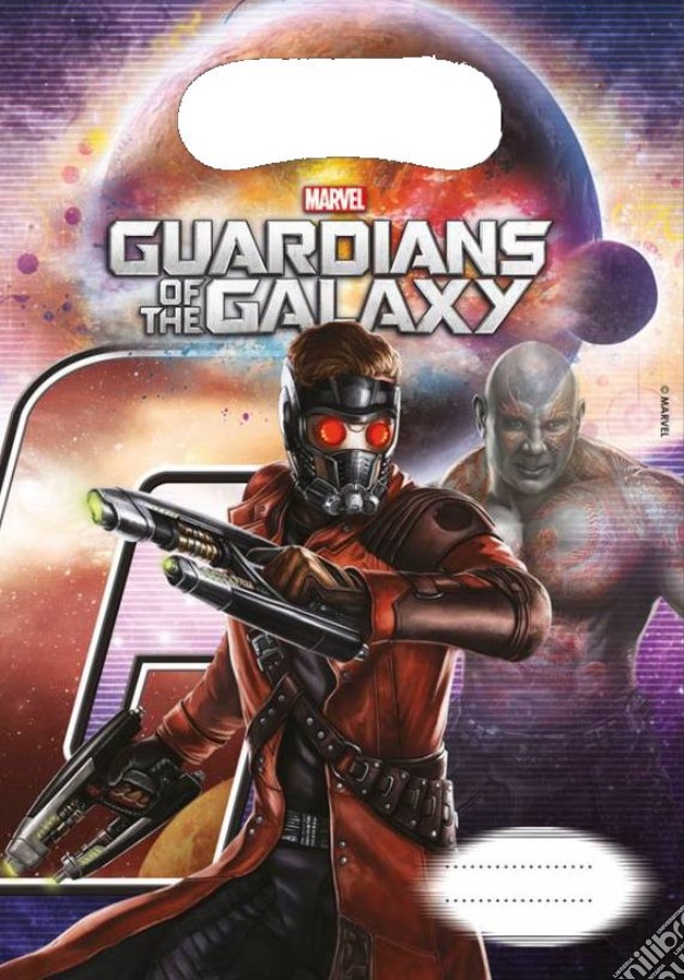 Guardians Of The Galaxy - 6 Sacchettini gioco di Como Giochi