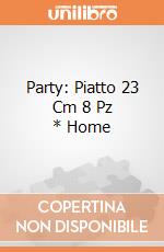 Party: Piatto 23 Cm 8 Pz * Home gioco