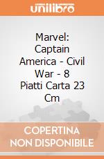 Marvel: Captain America - Civil War - 8 Piatti Carta 23 Cm gioco