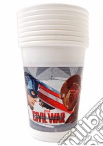 Marvel: Captain America - Civil War - 8 Bicchieri Plastica 200 Ml