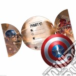 Marvel: Captain America - Civil War - 6 Inviti Con Busta