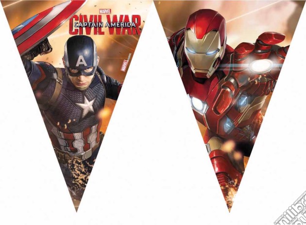 Marvel: Captain America - Civil War - Bandierine gioco