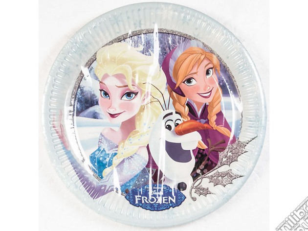 Disney: Frozen - Winter Hugs - 8 Piatti Carta 23 Cm gioco
