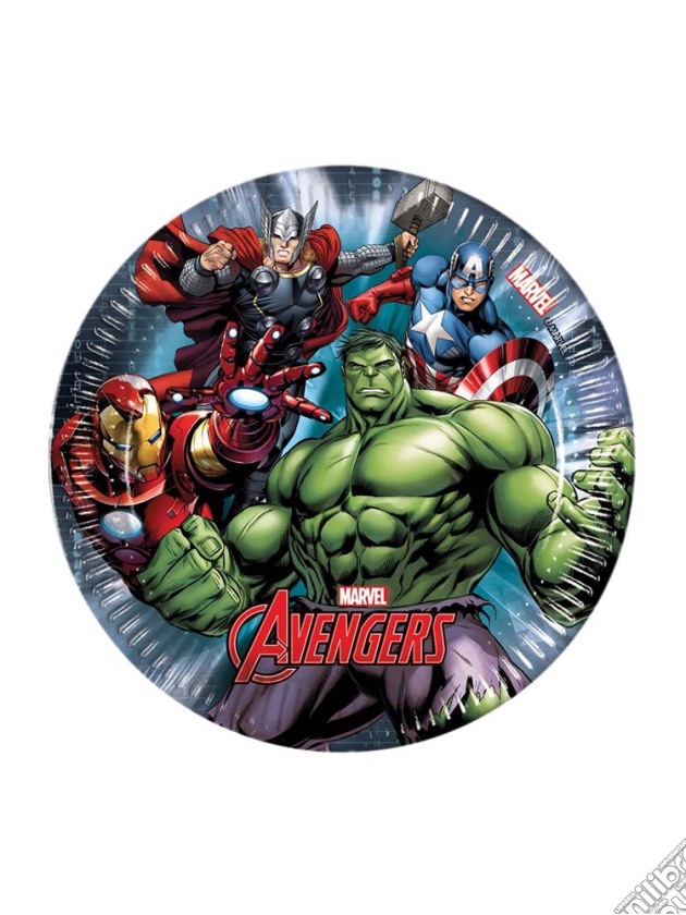 Marvel: Avengers - Power - 8 Piatti 20 Cm gioco