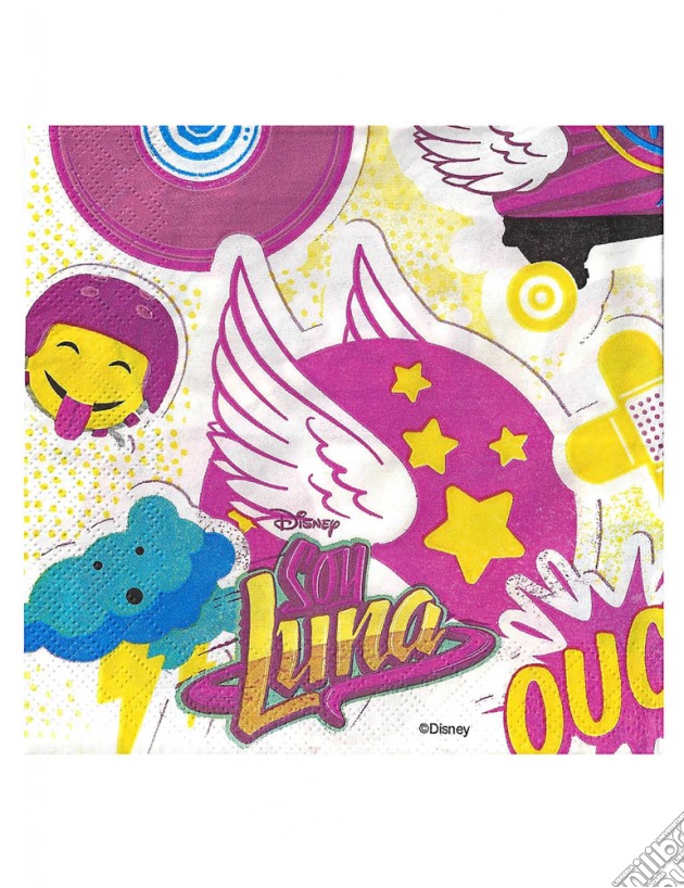 Disney: Soy Luna - 20 Tovaglioli Carta Doppio Velo 33x33 Cm gioco
