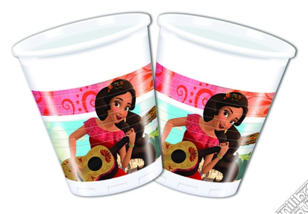 Disney: Elena Di Avalor - 8 Bicchieri Plastica 200 Ml gioco di Giocoplast