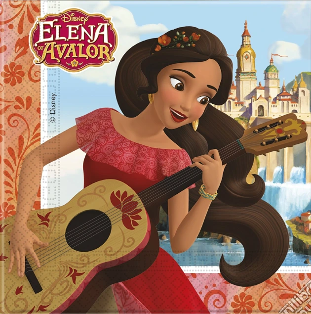 Disney: Elena Di Avalor - 20 Tovaglioli Carta Doppio Velo 33 X 33 Cm gioco di Giocoplast