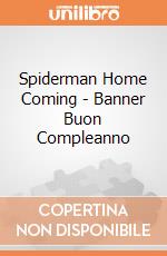 Spiderman Home Coming - Banner Buon Compleanno gioco di Giocoplast