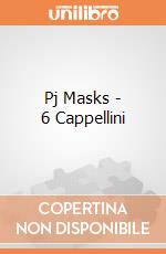 Pj Masks - 6 Cappellini gioco di Giocoplast