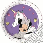 Disney: Piatto 20 Cm 8 Pz - Minnie Unicorn Q giochi