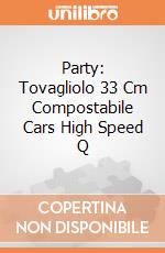 Party: Tovagliolo 33 Cm Compostabile Cars High Speed Q gioco